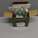 EXPAWLORER Dog Shoes for Hot Pavement Small Medium Large Dogs, Waterproof Non-Slip Dog Summer Booties with Socks, Easy On & Off Pet Boots & Paw Protectors, Easy-Clean for Beach Outdoor Rain (Green XS) (Size 1/S (Paw Width:1.2in))