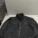 Oymyakon Men's Casual Military Jacket Stand Collar Jackets Coats Cotton Bomber Jackets with Shoulder Straps Large