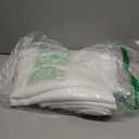 Turquoize White Linen Curtains 96 Inches Long Semi Sheer Curtains Light Filtering Linen Drapes for Living Room/Bedroom 2 Panels Set Rod Pocket Window Treatments Panels,W52 x L96, White