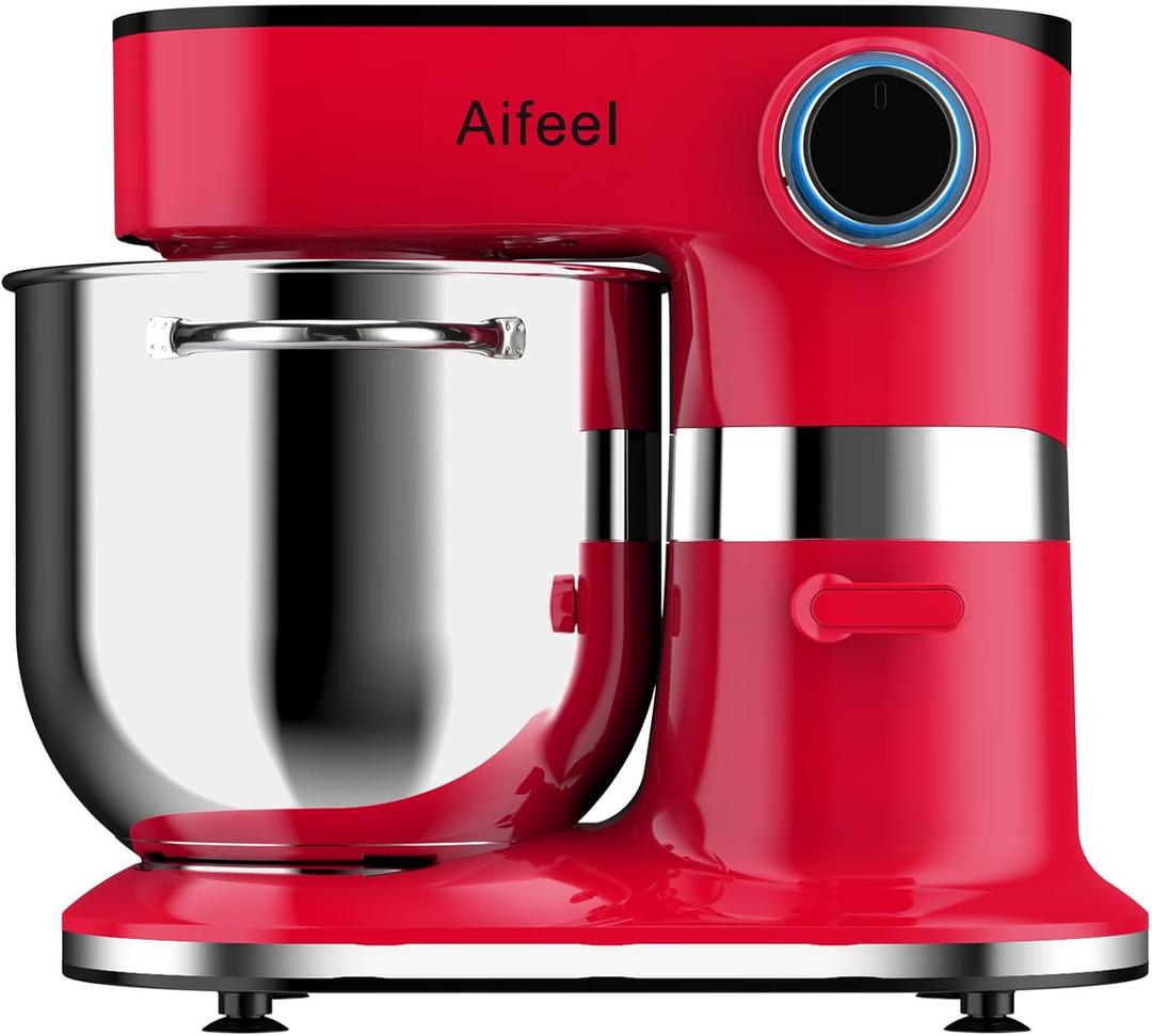 Aifeel 10.5QT Stand Mixer,900W Electric Tilt-Head Kitchen Mixer Red