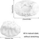 6pcs Reusable Steam Cleaner Accessories, Steamer Shot Cleaning Cover Attachment 3 Rectangle & 3 Triangle Microfiber Bonnets Washable Double-Layer Mop Cloth Pads for Dupray Neat Steam Cleaner