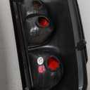 OKLPF Rear Brake Tail Light Compatible With 2003 2004 2005 2006 Chevy Silverado 1500 1500HD 2500 2500HD 3500,Replace Red Taillight Assembly,Included Bulbs and Harness,Driver and Passenger Side