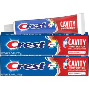 Crest Cavity Protection Regular Toothpaste 8.2 oz (232g) - Pack of 2