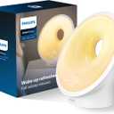 Philips SmartSleep Sleep and Wake-Up Light, Simulated Sunrise and Sunset, Multiple Lights and Sounds, Relax Breathe to Sleep, HF3650/60