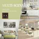 Toggle Light Switch Cover Abstract Art Geometric Spiral Design with Wood Grain Texture 2 Gang Gfci Decorative Wall Plate Polycarbonate for Contemporary Bedroom & Workspace Design