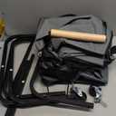 230L (60 Gal) Extra Large Fashion Laundry Sorter 3 Section with Lid, Rolling Laundry Basket Hamper with Handle, Laundry Organizer Storage Cart with Sturdy Metal Frame for Laundry Room, Hotel, Grey