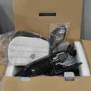 Steam Mop, 12-in-1 Powerful Handheld Steam Cleaner Detachable Steam Mops for Floor Cleaning, 565ML Removable Tank, 23FT Power Cable, MultiPurpose Steamer for Hardwood, Tile, Grout, Furniture (Black)