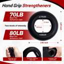 Forearm Strength Trainer Kit, 6 PCS, Grip Strength Enhancer, Wrist Exerciser for Home Gym, with Wrist Wraps, Resistance Grip Strengthener with Counter