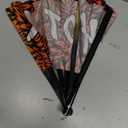 Decorative Rave Hand Fan  Large Folding Fans for Festivals, Drag Queen & Burlesque  Cute Holographic Rave Accessories for Women and Men (You're Hot)
