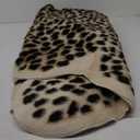 Cheetah Print Rug, Leopard Rug 5.2x7 Faux Animal Print Skin Cheetah Area Rug for Bedroom Living Room Animal Fur Hide Rustic Antelope Multicolor