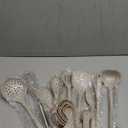 Kitchen Utensils Set - 446F Heat Resistant Silicone Cooking Utensils Set-Kitchen Tools and Gadgets for Cooking Nonstick Cookware with Tongs,Turner,Spatula,Spoon,Brush,Peeler,Grater,Scissors (Khaki)