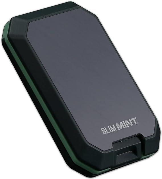 Slim Mint Ultra-Thin RFID-Blocking Wallet, AS-SEEN-ON-TV, ID Theft Protection, Easy to Carry, Reach Cards & Cash with a Touch of a Button, Aluminum Outer Shell, Crush-Resistant (1.5 In)