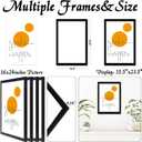 16x24 Picture Frame Set of 4, Black 16 x 24 Frame High Transparent Wall Gallery Poster Canvas Photo Frames for 16 by 24 inches