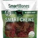 SmartBones Smart Chews, Rawhide Free Dog Chews, Treats for Dogs Made with Real Chicken and Vegetables, 14 Count Small (EXP 06/15/28)