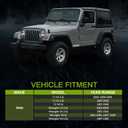 AUTOSAVER88 Radiator Compatible with Jeep Wrangler TJ 2.4L 2.5L 4.0L 4.2L V4 V6 ATRD1010