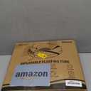 Sloosh Inflatable Pool Floats Lounger - Pool Floaties Blow Up Air Sofa Floating Chair with Big Backrest, Heavy Duty River Tubes Summer Lake Beach Water Float Raft Floaty for Adults (Blue White)