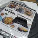 Ninja Crispi 4-in-1 Glass Air Fryer | 450F | Non-Toxic | 4QT & 6-Cup Glass Containers w/Lids | Microwave, Freezer, Dishwasher Safe | Max Crisp, Air Fry, Bake, Recrisp | Stone | FN101ST