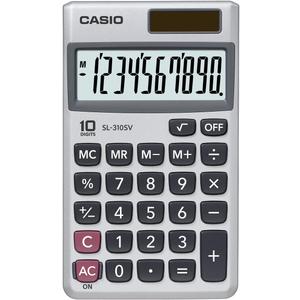 Casio SL-310SV, Sloar Powered Standard Function Calculator