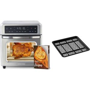 COSORI Air Fryer Toaster Oven, 13 Qt Airfryer Fits 8" Pizza, 11-in-1 Functions & Air Fryer Tray for Air Frying & Cooking, Air Fryer Accessories & Replacements, Black, Non Stick & Dishwasher Safe