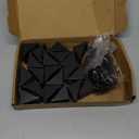 20 Set Black 4040 Series Aluminum Extrusion Profile Connector, Includes 1pc Wrench, 20pcs 3540 Corner Bracket, 40pcs M8 T-Slot Sliding Nuts and Hex Screw Bolt for 20S Aluminum Rail Accessories