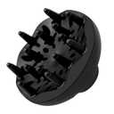 Hair Dryer Diffuser Suitable for 1.56-1.95inch Caliber Hair Dryer Diffuser Attachment for Hairs Dryers for Curly & Wavy Hairs(Black)