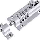 CB2000-CHR Sliding Lock Combination Bolt, Chrome (1PK)