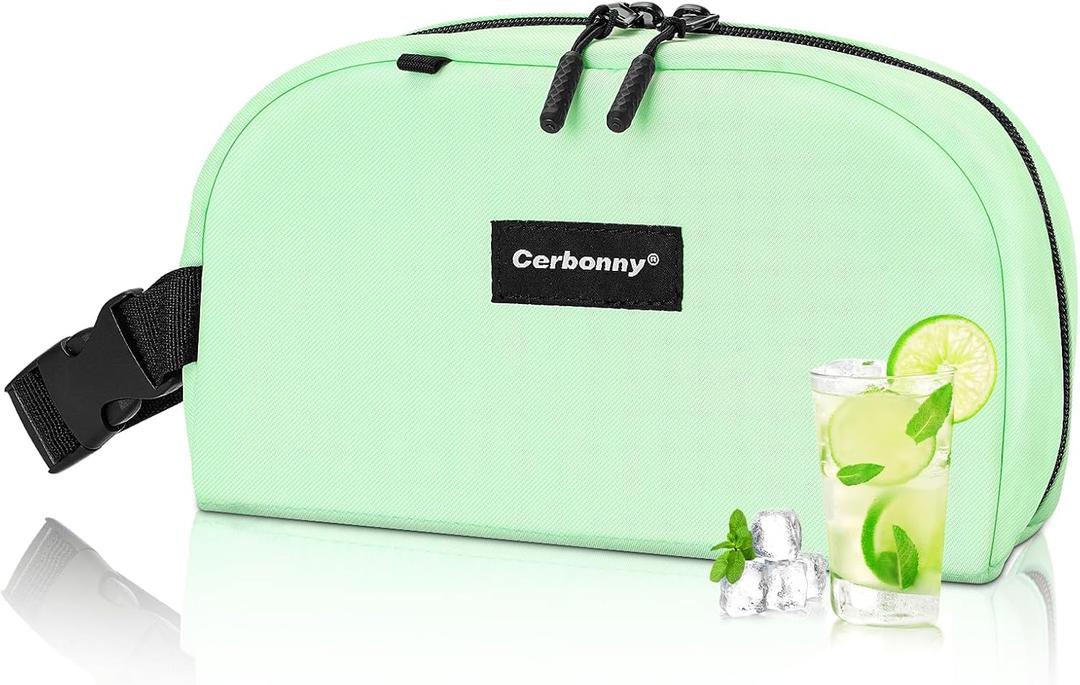 Insulated Cooler Bag - Freezable & Leak Proof, Mini Lunch Bag for Kids & Adults (Mint Green)