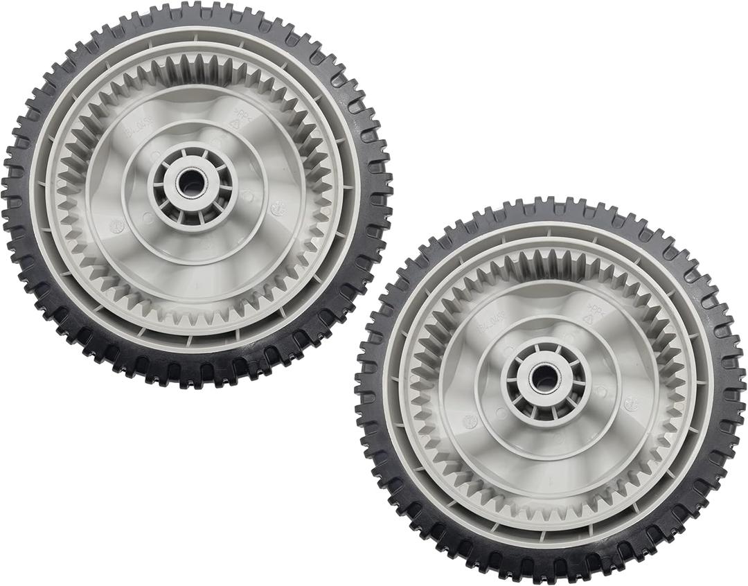2 Pcs 8" 634-0190A 734-04581 Wheels for Craftsman Troy Bilt MTD Huskee Yard Man Lawnmower Wheel