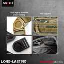 Outdoor Tactical Chest Bag for Men Sports Rig Vest with Pouch Phone Adjustable EDC Travel Pack (Camo)