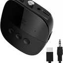 Eppfun Bluetooth 5.2 Receiver,Bluetooth Audio Adapter with NFC, USB, TF Card Slot, 3.5mm AUX/RCA for Home Music Streaming Stereo System x2PCS