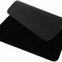 Professional Card Mat Poker Pad Magic Props, Close-up Pad with Thicked Exquisite Velvet Surface (Black 16.5 * 12.5 inch)