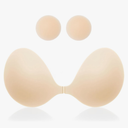 Niidor Adhesive Bra Strapless Sticky Invisible Push up Silicone Bra for Backless Dress