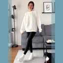 SINOPHANT High Waisted Leggings with Pockets Women, Full Length Capri Buttery Soft Stretchy Yoga Pants (Black)