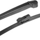 X AUTOHAUX Rear Windshield Wiper Blade Arm Set for Ford Ecosport 2017 2018 2019 2020 2021