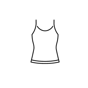Grey Women Tank Top XS