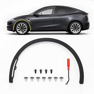 Falnova Front Left Driver Side Fender Trim Compatible with Tesla Model Y Juniper 2025-2026, Replace 1937597-00-C Fender Trim Wheel Arch Molding Flare