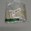 Half Moon Cabinet Pulls Handles,10 Pack 2.52" Hole Spacing Semicircle Drawer Pulls, Finger Pulls Edge Pulls Handles for Kitchen Cabinets with 3 Kinds Screws (10 Pack, Gold)