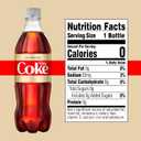Diet Coke Caffeine Free Soda Soft Drink, 16.9 fl oz, 6 Pack (EXP 09/29/25)