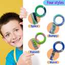 5PCS Sensory Fidget Toys for Kids Adults-Stretchy Fidget Bracelet&exture,Calming Autism Sensory Toys for Needs Autistic Children,Calm Down Toy for Toddler Girls Boys