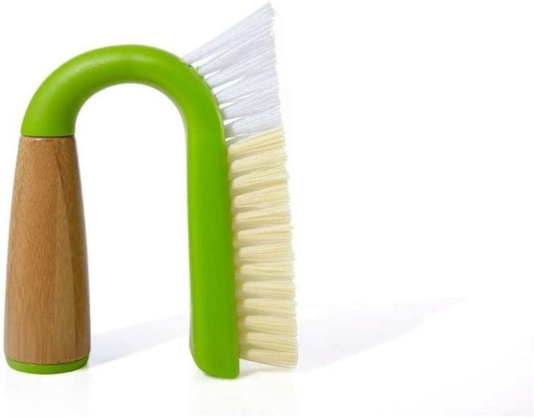 Full Circle Grunge Buster Grout & Tile Scrub Brush, Green