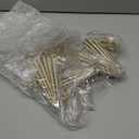 Syhood 6 Pcs Glitter Starburst Star New Year Ornaments 8 Inch Exploding Glitter Starburst Bethlehem Star Hanging Tree Ornaments Tabletop 3D Decor New Year Holiday Party(Champagne Gold,Classic)