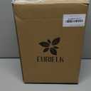 Wooden Jewelry Box, Large Size Case, Natural Solid Walnut Wood Vintage Trinket Organizer with 2-Layer Storage, Drawer, Ring Compartments, Necklace Hooks, Glass Lid, ek06-b-walnut