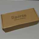 Ravinte 5 Pack Brass 4-1/2 Inch Hole Center Champagne Gold Handles Square Cabinet Hardware Stainless Steel Pulls for Kitchen Cupboard Drawers 7 Inch Overall Length