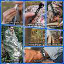 Survival Kit Advent Calendar 2025, 24 Days Christmas Countdown Calendar Emergency Survival Tool for Men Teen Adult, Survival Gear Xmas Surprise Gifts for Outdoor Camping Fishing Hunting Adventure