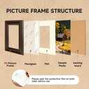 Splinterix 16x20 Picture Frame, 2 Pack 16 x 20 Photo Frame for Wall or Tabletop Display, Ornate Vintage 20x16 Picture Frames with Plexiglass, Display Poster 11x14 with Mat or 16x20 without Mat for Antique Déco, Brown