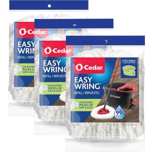O-Cedar EasyWring Spin Mop Head Refill (Pack of 3)