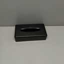 Tissue Box Cover, Rectangular Black Wall Mounted Facial Paper Holder Dispenser, Prefert for Storage on Bathroom Vanity, Kitchen, Night Stand, Countertops Office and Car. (Matte Black)