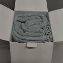 BOURINA Aqua Throw Blanket 60x80 Inches Throw Textured Solid Soft Sofa Throw Couch Knitted Decorative Blanket