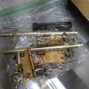 Pastry Display Case for Commercial Countertop, Acrylic 3-Tier Large Bakery Storage Box with Front Door and Removable Tray for Dessert Donut Bread Cake Cupcake Bagels Cookie 21" x 16.2" x 14.2"