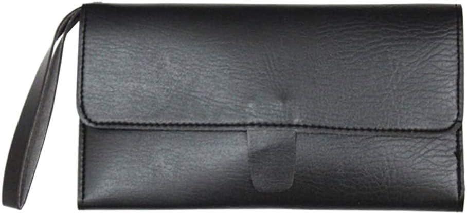 Uonlytech Scissors Holder Pouch Cases Professional Leather Shears Case Leather Barber Salon Scissors Cases for Hair Stylist